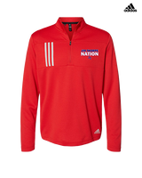 Jim Thorpe Area HS Track & Field Nation Red Shirt - Mens Adidas Quarter Zip