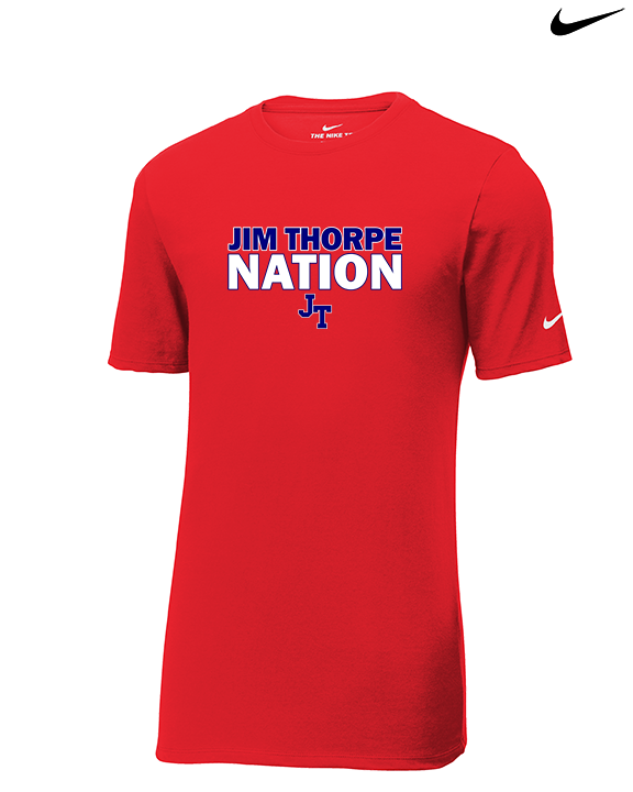 Jim Thorpe Area HS Track & Field Nation Red Shirt - Mens Nike Cotton Poly Tee