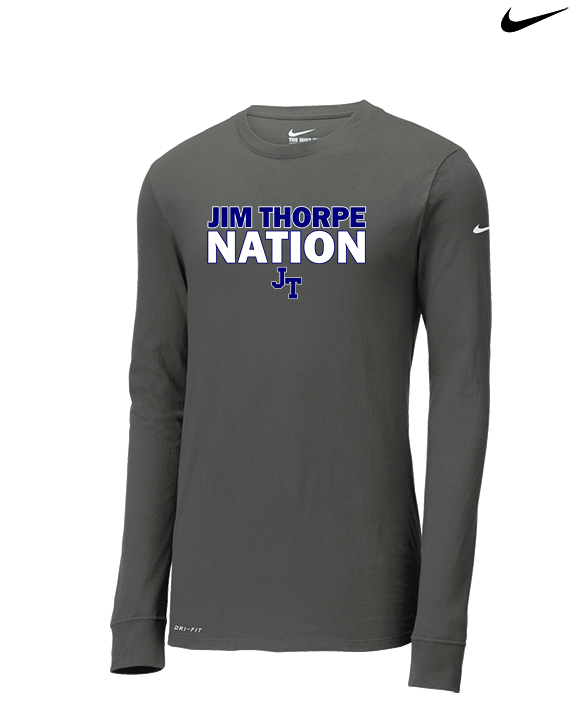 Jim Thorpe Area HS Track & Field Nation Red Shirt - Mens Nike Longsleeve