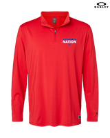 Jim Thorpe Area HS Track & Field Nation Red Shirt - Mens Oakley Quarter Zip