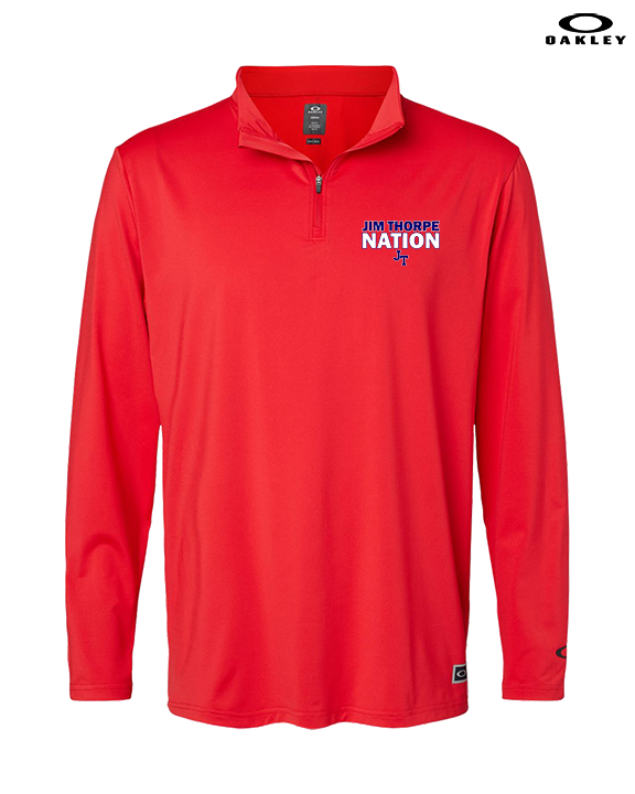 Jim Thorpe Area HS Track & Field Nation Red Shirt - Mens Oakley Quarter Zip
