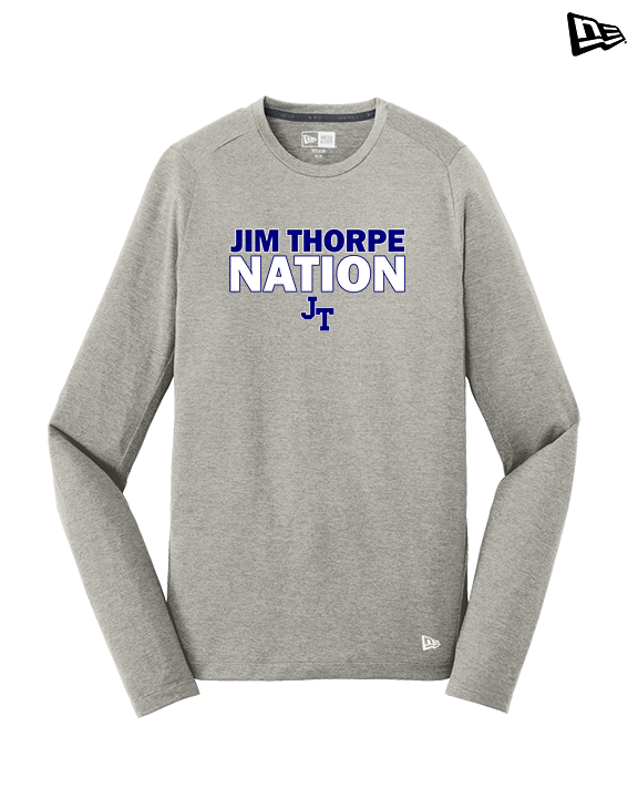Jim Thorpe Area HS Track & Field Nation Red Shirt - New Era Performance Long Sleeve