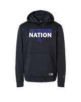 Jim Thorpe Area HS Track & Field Nation Red Shirt - Oakley Performance Hoodie
