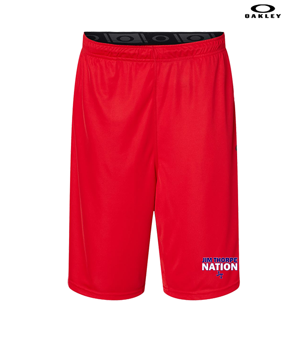 Jim Thorpe Area HS Track & Field Nation Red Shirt - Oakley Shorts