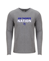 Jim Thorpe Area HS Track & Field Nation Red Shirt - Tri-Blend Long Sleeve