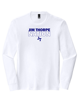 Jim Thorpe Area HS Track & Field Nation Red Shirt - Tri-Blend Long Sleeve