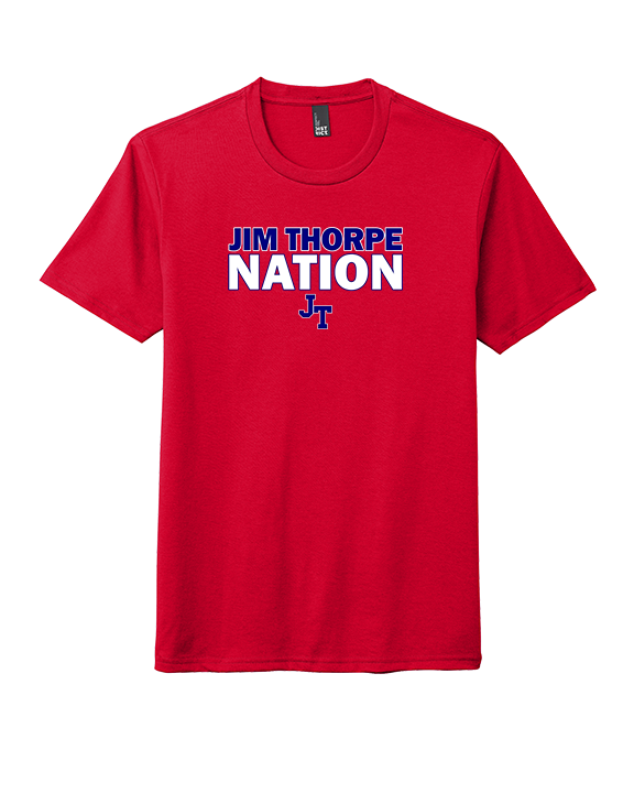 Jim Thorpe Area HS Track & Field Nation Red Shirt - Tri-Blend Shirt