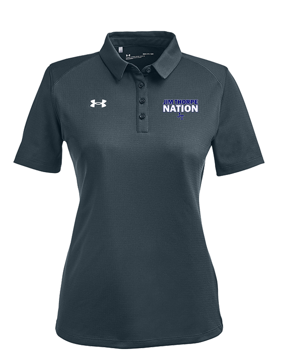 Jim Thorpe Area HS Track & Field Nation Red Shirt - Under Armour Ladies Tech Polo