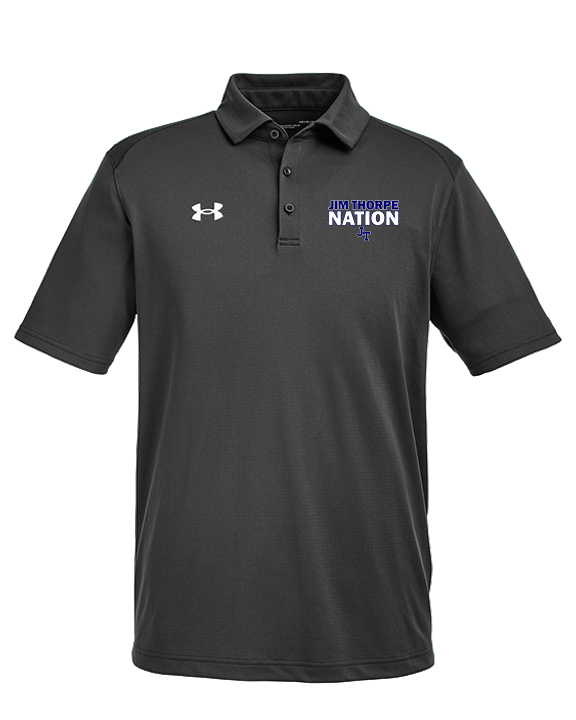 Jim Thorpe Area HS Track & Field Nation Red Shirt - Under Armour Mens Tech Polo