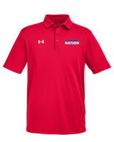 Jim Thorpe Area HS Track & Field Nation Red Shirt - Under Armour Mens Tech Polo