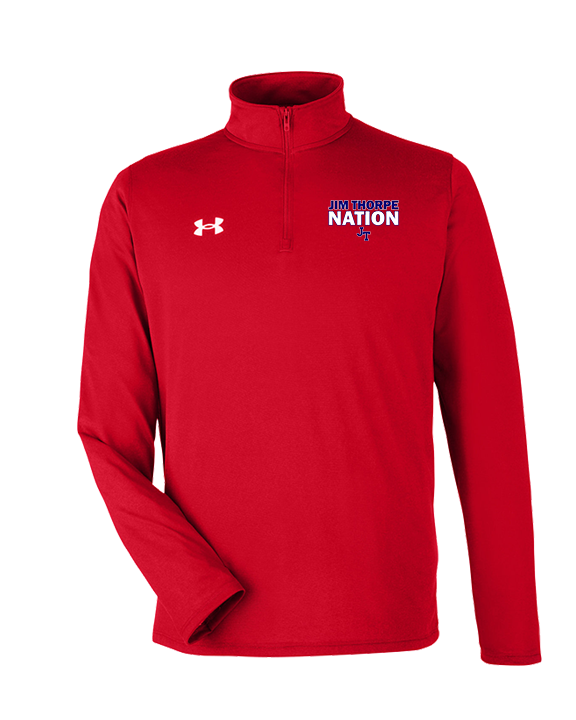 Jim Thorpe Area HS Track & Field Nation Red Shirt - Under Armour Mens Tech Quarter Zip