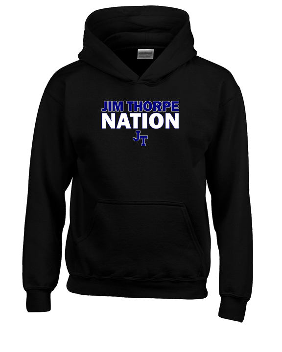 Jim Thorpe Area HS Track & Field Nation Red Shirt - Unisex Hoodie