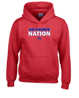 Jim Thorpe Area HS Track & Field Nation Red Shirt - Unisex Hoodie