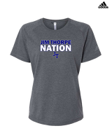 Jim Thorpe Area HS Track & Field Nation Red Shirt - Womens Adidas Performance Shirt