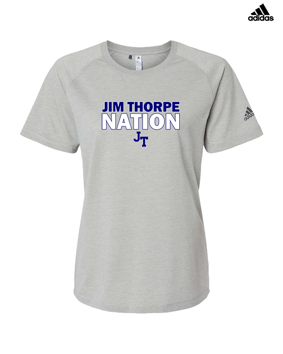 Jim Thorpe Area HS Track & Field Nation Red Shirt - Womens Adidas Performance Shirt