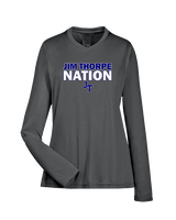 Jim Thorpe Area HS Track & Field Nation Red Shirt - Womens Performance Longsleeve