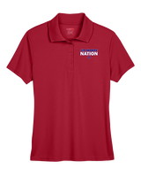 Jim Thorpe Area HS Track & Field Nation Red Shirt - Womens Polo