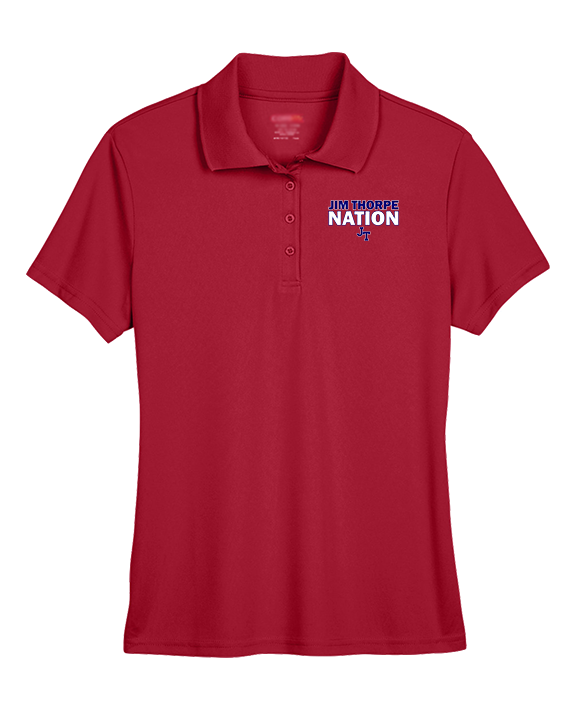 Jim Thorpe Area HS Track & Field Nation Red Shirt - Womens Polo