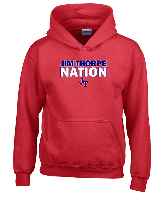 Jim Thorpe Area HS Track & Field Nation Red Shirt - Youth Hoodie