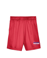 Jim Thorpe Area HS Track & Field Nation Red Shirt - Youth Training Shorts