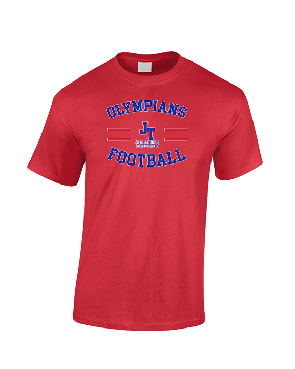 Jim Thorpe Football Curve - Cotton T-Shirt