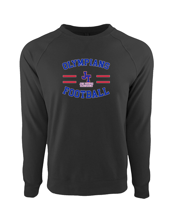 Jim Thorpe Football Curve - Crewneck Sweatshirt