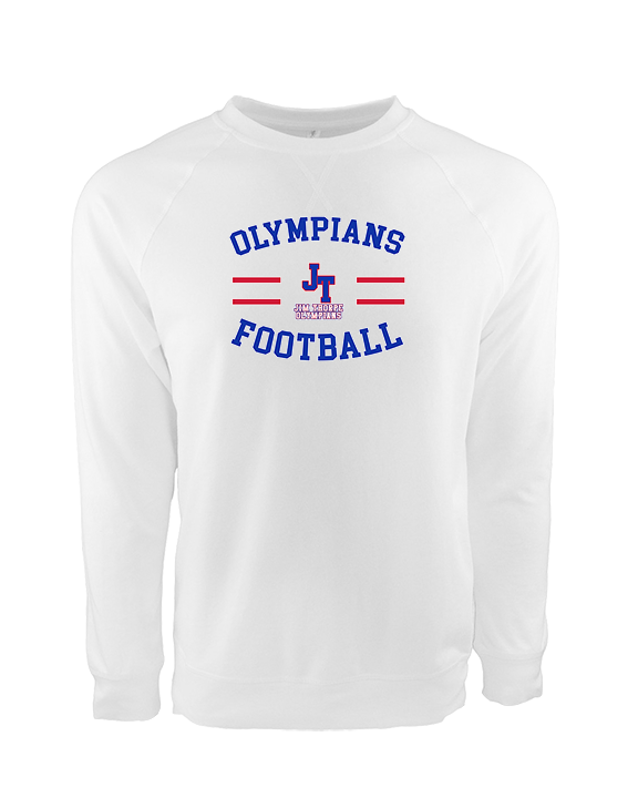Jim Thorpe Football Curve - Crewneck Sweatshirt