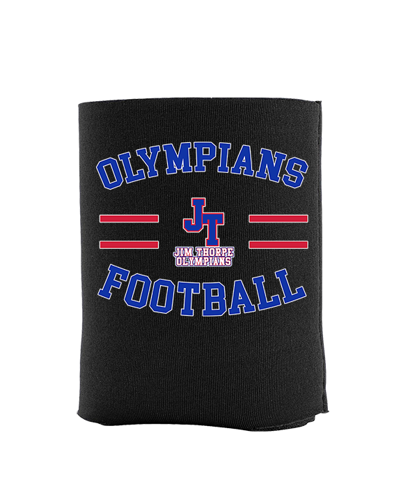 Jim Thorpe Football Curve - Koozie