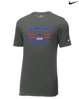 Jim Thorpe Football Curve - Mens Nike Cotton Poly Tee