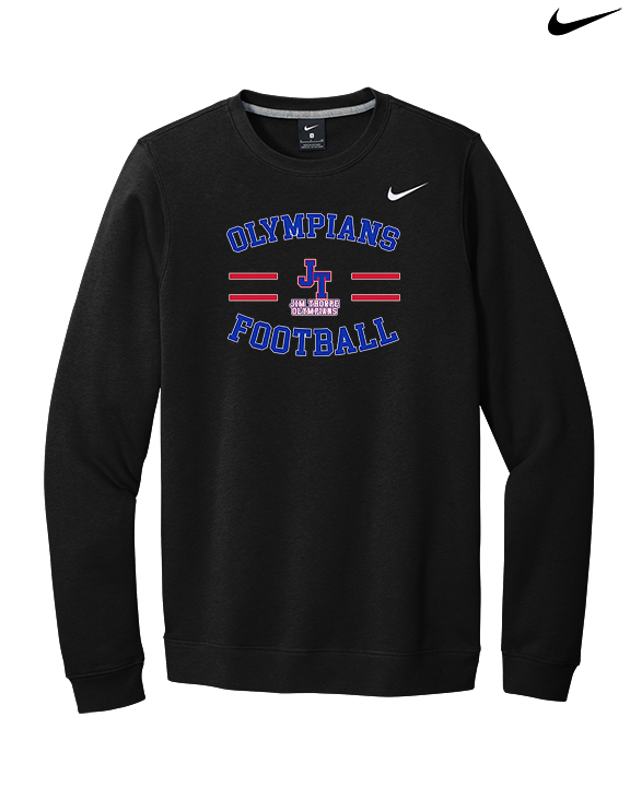 Jim Thorpe Football Curve - Mens Nike Crewneck