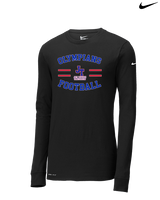 Jim Thorpe Football Curve - Mens Nike Longsleeve
