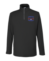 Jim Thorpe Football Curve - Mens Quarter Zip