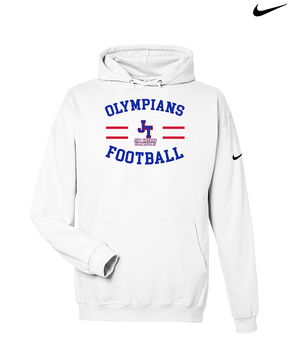 Jim Thorpe Football Curve - Nike Club Fleece Hoodie