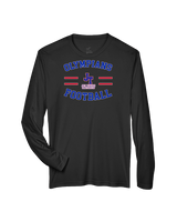 Jim Thorpe Football Curve - Performance Longsleeve