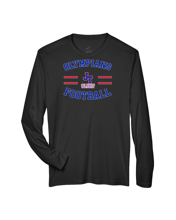 Jim Thorpe Football Curve - Performance Longsleeve