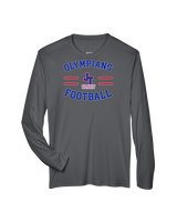 Jim Thorpe Football Curve - Performance Longsleeve