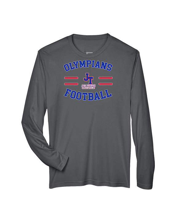 Jim Thorpe Football Curve - Performance Longsleeve