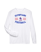 Jim Thorpe Football Curve - Performance Longsleeve