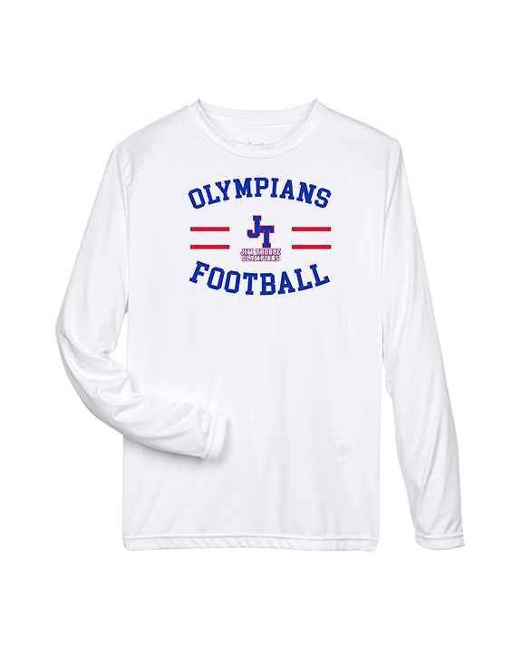 Jim Thorpe Football Curve - Performance Longsleeve
