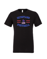 Jim Thorpe Football Curve - Tri-Blend Shirt