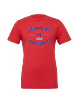 Jim Thorpe Football Curve - Tri-Blend Shirt