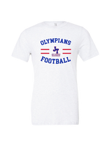 Jim Thorpe Football Curve - Tri-Blend Shirt