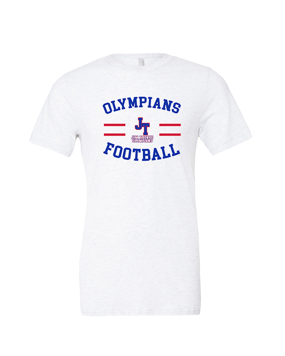 Jim Thorpe Football Curve - Tri-Blend Shirt