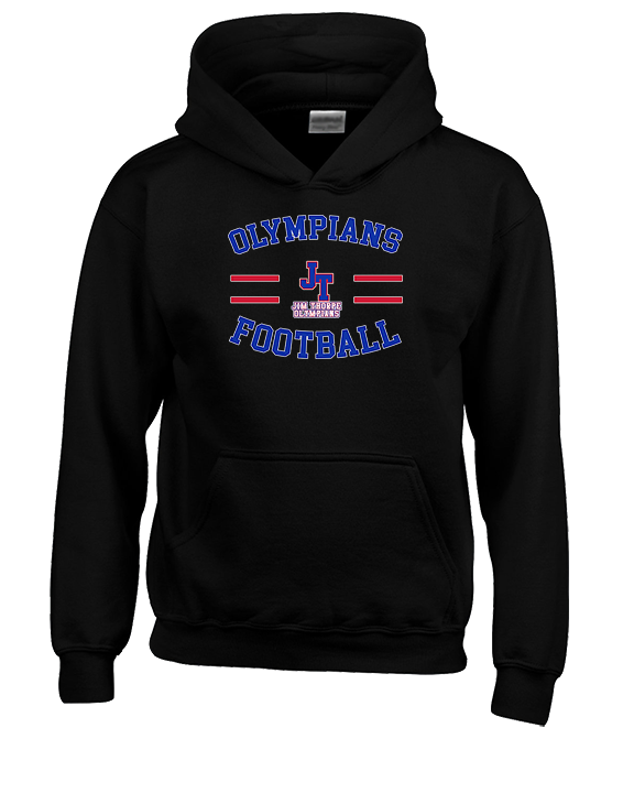 Jim Thorpe Football Curve - Unisex Hoodie
