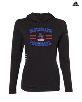 Jim Thorpe Football Curve - Womens Adidas Hoodie