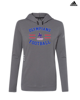 Jim Thorpe Football Curve - Womens Adidas Hoodie