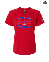 Jim Thorpe Football Curve - Womens Adidas Performance Shirt