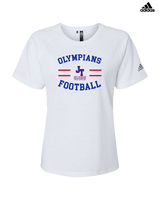 Jim Thorpe Football Curve - Womens Adidas Performance Shirt