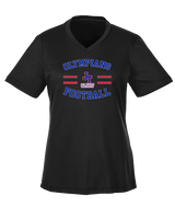 Jim Thorpe Football Curve - Womens Performance Shirt