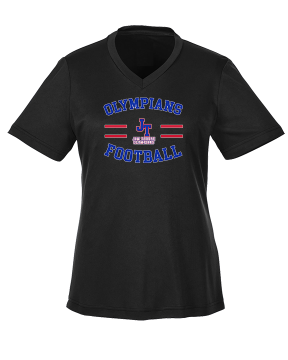 Jim Thorpe Football Curve - Womens Performance Shirt